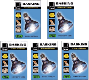 5 x 75w URS Basking Lamp - Jurassic Jungle