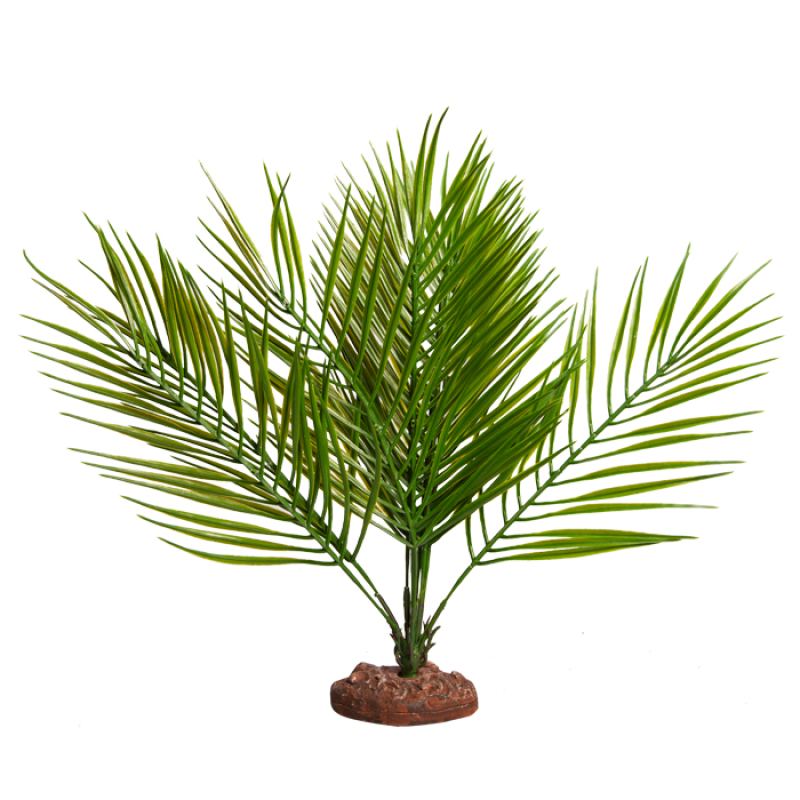 Reptile One Plant Palor Palm Green With Ceramic Base