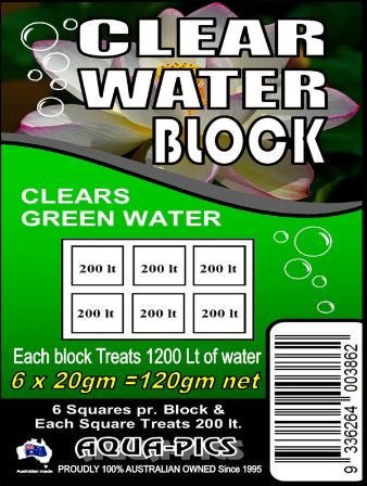 Clear Water Algae Block Aqua Pics