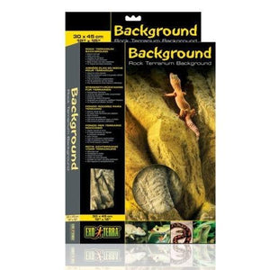 Exo Terra Rock Terrarium Background 30x45cm - Jurassic Jungle