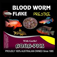 Flake Food Bloodworm 100g - Jurassic Jungle