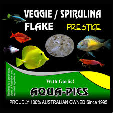 Flake food veggie/spirulina 100g