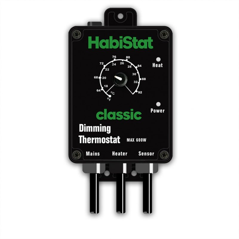 HabiStat Dimming Thermostat Classic Black - Jurassic Jungle