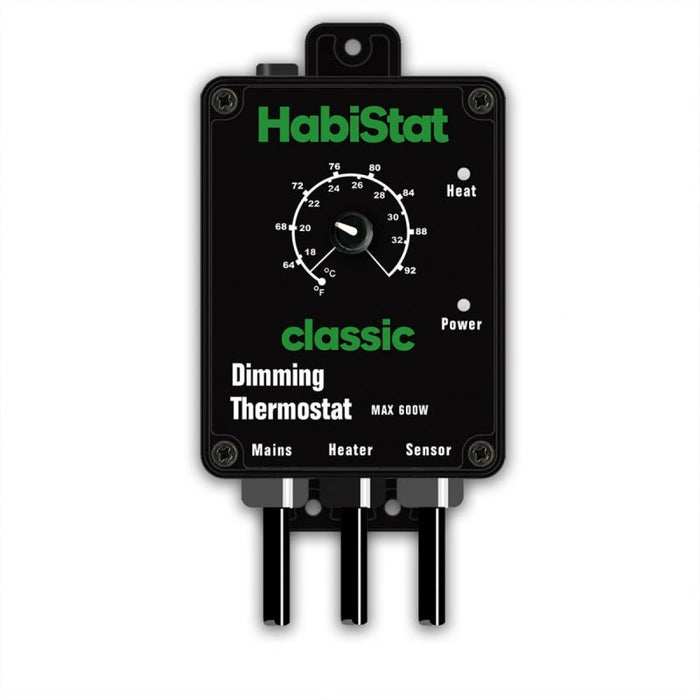 HabiStat Dimming Thermostat Classic Black