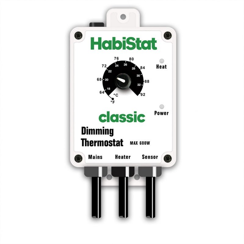 HabiStat Dimming Thermostat Classic White - Jurassic Jungle