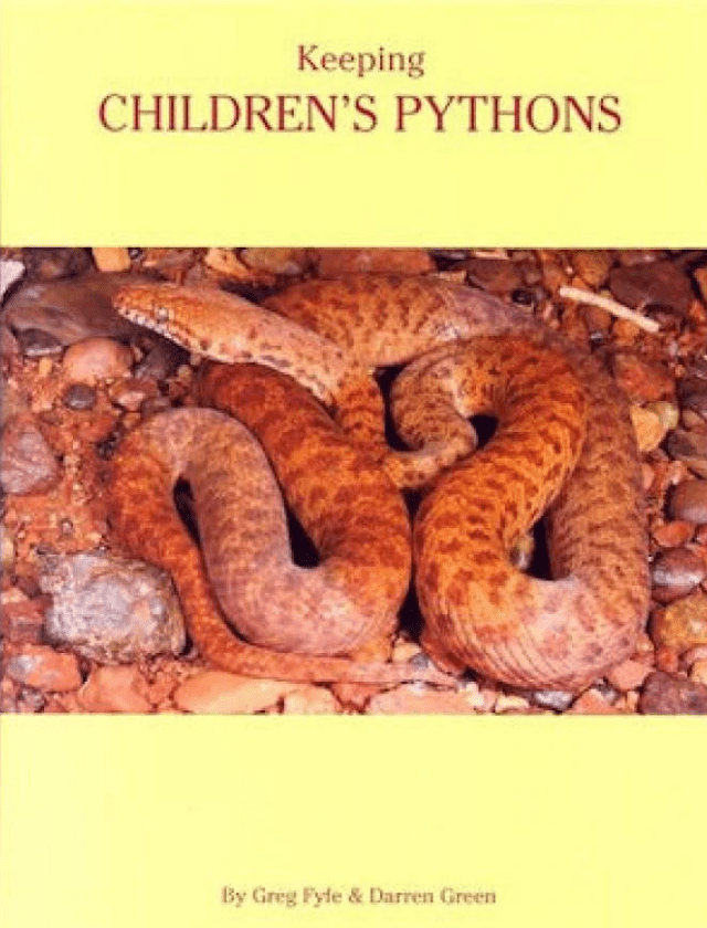 Keeping Children's Pythons