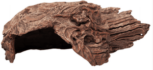 Reptile One Wood Shelter Hole Ornament 35x19x13.2cm - Jurassic Jungle