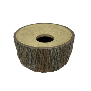 Wood Hide Large with Removable Lid - 30x30x12cm - Jurassic Jungle