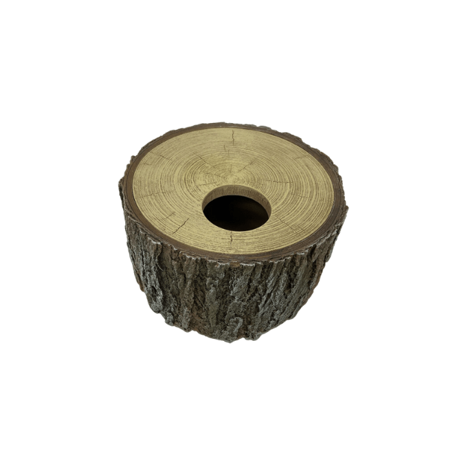 Wood Hide Small with Removable Lid - 15x15x8cm