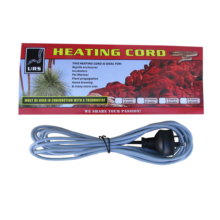 Reptile Heat Cord - 25W 4.3m Heat Cord