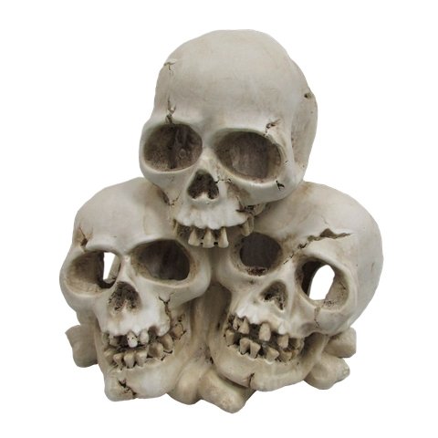 Reptile Skull Decor - 3 Skull Cave