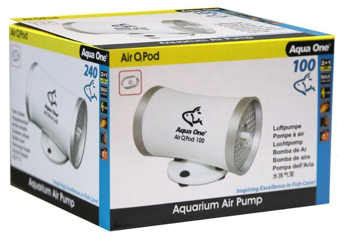 Aquarium Air Pump - AirO2Pod Air Pump 100l/h
