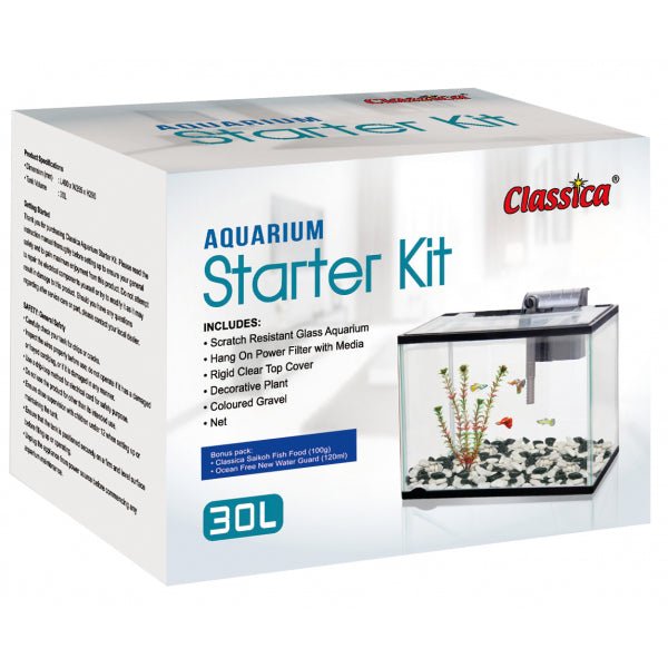 Classica Aquarium Starter Kit Large 30L (40 x 28 x 25cm) - Jurassic Jungle