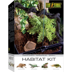 Exo Terra Rainforest Habitat Kit Small 30x30x45cm - Jurassic Jungle