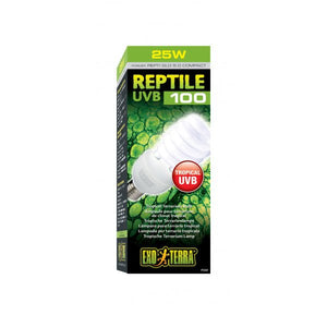 Exo Terra Reptile UVB100 25w Tropical Compact 5.0 - Jurassic Jungle