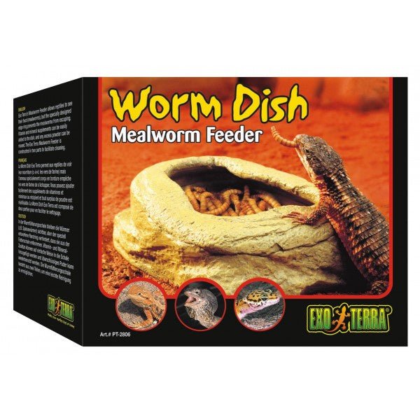 Exo Terra Worm Dish Mealworm Feeder