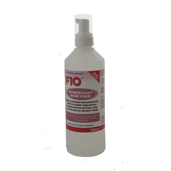 F10 disinfectant hand foam 500ml