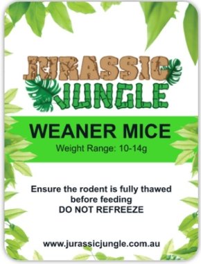 Frozen Mice (individual) - Jurassic Jungle