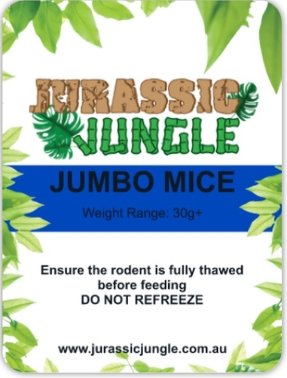 Frozen Mice (individual) - Jurassic Jungle