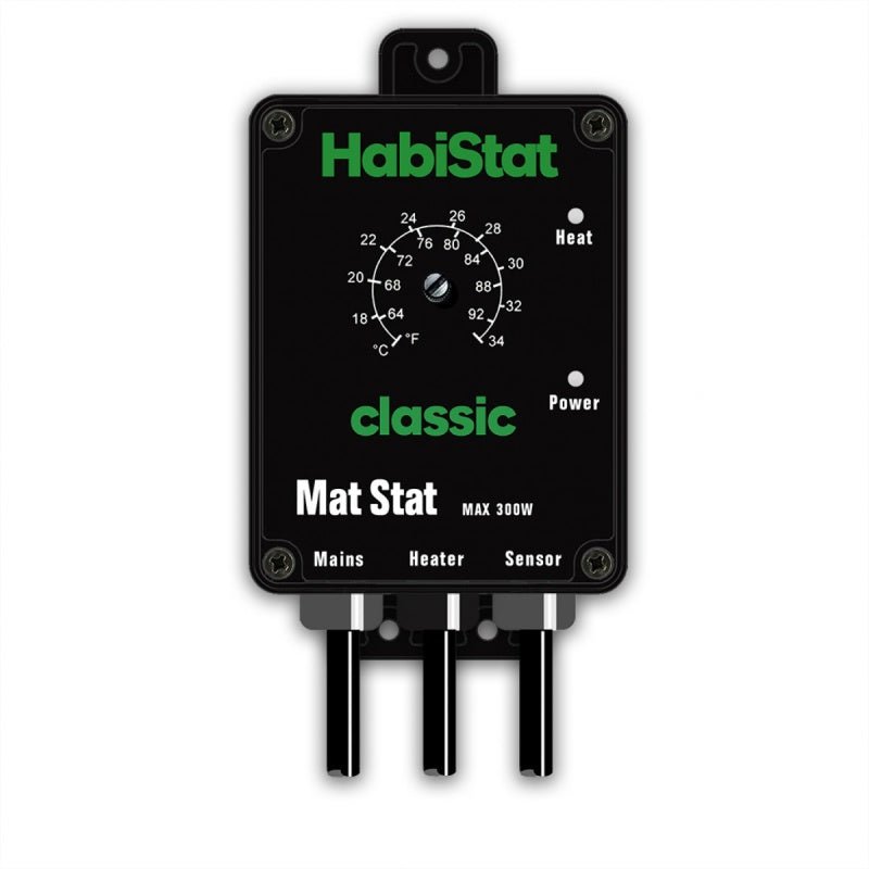 Habistat Mat Stat On/Off Thermostat Black - Jurassic Jungle