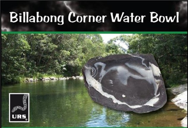 Large Billabong Corner Bowl Granite