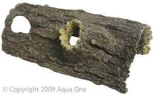 Ornament log with holes - Jurassic Jungle