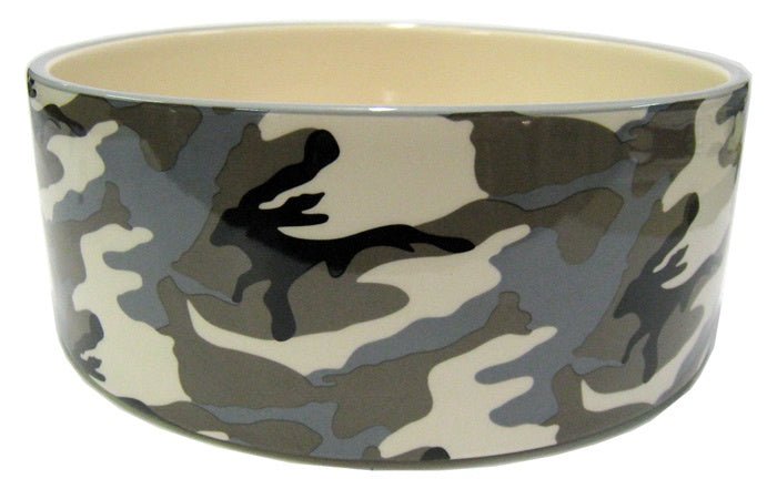 Petworx Large Ceramic Bowl Camo