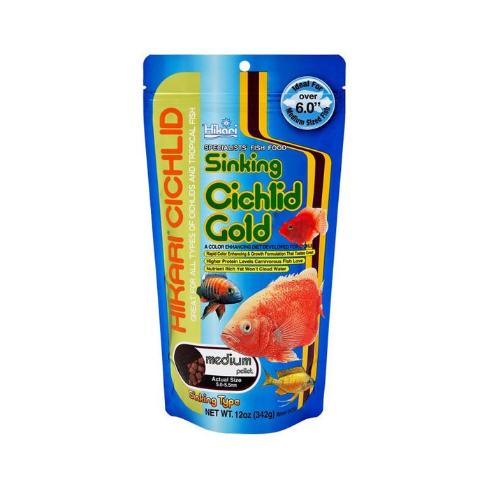 Sinking Cichlid Gold Medium - 342g