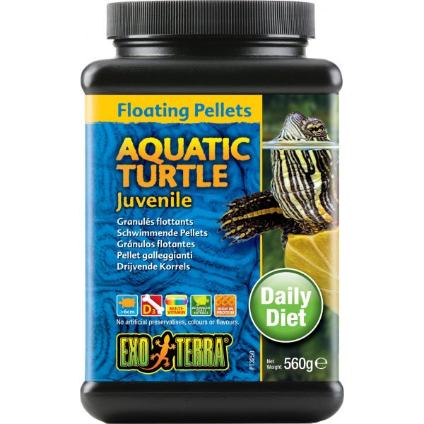 Turtle Food Juvenile Floating Pellets 560gm - Jurassic Jungle