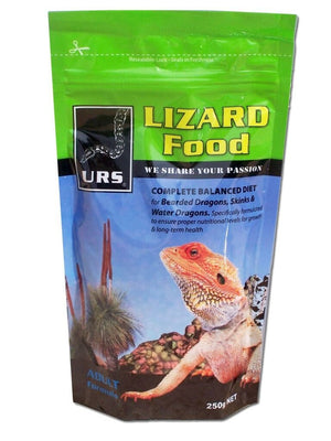 URS Lizard Food Adult 250g - Jurassic Jungle