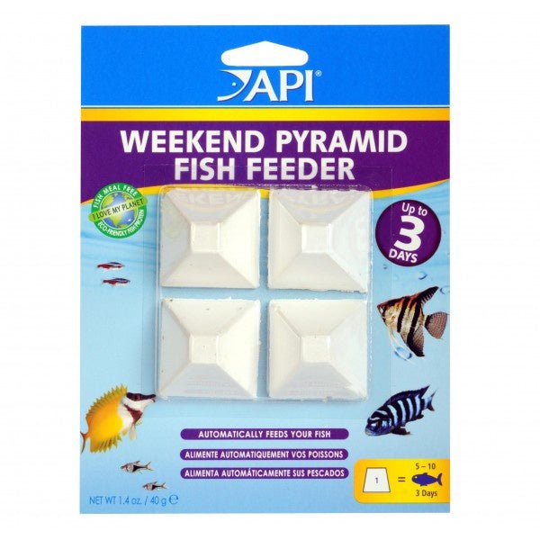 Weekend Pyramid Fish Feeder 4 x3 day